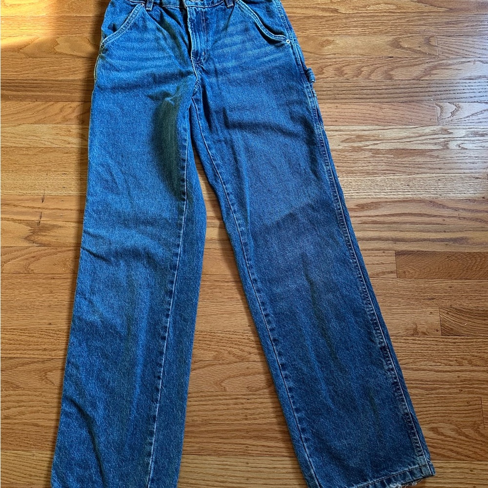 BDG Blue Boot Cut Jeans with Classic Stitching